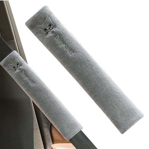 Ungtyb シートベルトショルダーパッド - 自動車漫画シートベルトショルダーパッド - 車のシートベルト、ゴルフバッグ、おむつバッグ、バックパック、ハンドバッグ用の厚みのある素材のショルダープロテクター