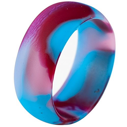Jude Jewelers 5 Pack Size 4-15 Rubber Silicone Rings Flexible Outdoor Wedding Engagement3