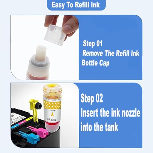 Image of Kosh GI-70 Premimum Ink Bottle Compatible for Canon PIXMA GM2070, GM4070, G5070, G6070, G7070 Printers (4 Black)