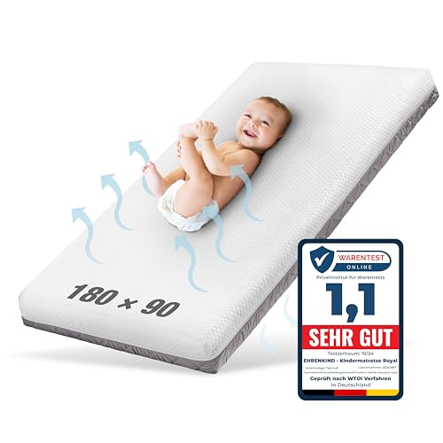 Ehrenkind® Kindermatratze Royal | Baby Matratze 90x180 Standard 100 by...