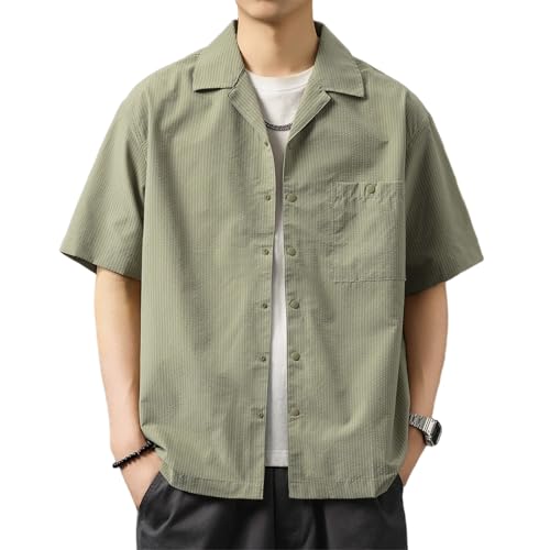 Chemise homme tartan vintage américaine légère et respirante top été