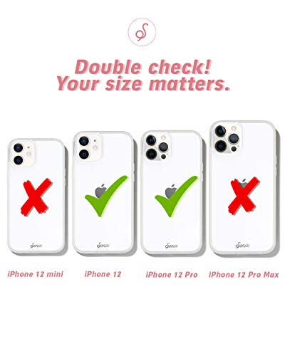 Image of Sonix Pearl Tort Case for iPhone 12 / 12Pro [10ft Drop Tested] Protective Translucent Iridescent Marble Clear Cover for Apple iPhone 12, iPhone 12 Pro