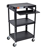 LUXOR AVJ42KB Presentation Cart, 24