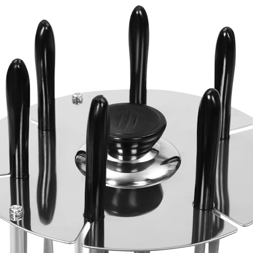 Dönergrill,1000W Vertikaler Elektrischer Grill 500℃ Schaschlikgrill Rotissiere Hähnchengrill Gyros Kebab,Inkl. 6 Spieße,ölauffangwannen,Für Schaschlik,Fleisch,Garnelen,Gyrosspieße – Bild 6