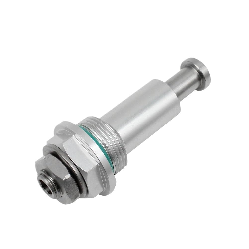 Regolatore tenditore catena di distribuzione manuale in alluminio for moto | Tendicatena manuale in alluminio ad alta precisione, guarnizione O-ring, fasatura stabile(Silver)