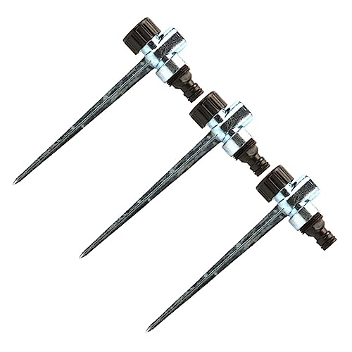 HANABASS 3pezzi Picchetto Per Irrigatore Da Giardino Base in Lega