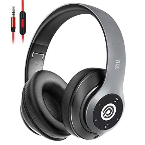 8S Auriculares Inalámbricos, Audífonos Inalámbricos Bluetooth Plegables HiFi con Micrófono...