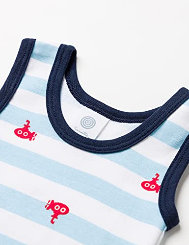 Sanetta Body Blau Set di Biancheria per Bambino e