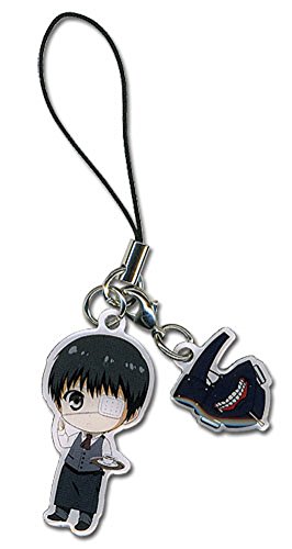 YRMJK Kaneki Mask Cell Phone Charm