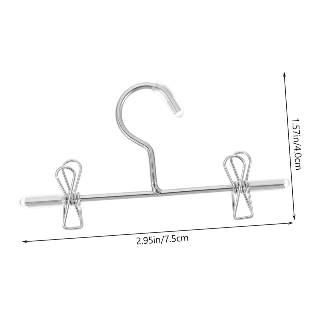 Cabilock 6Pcs Mini Doll Clothes Hangers Clothing Rack for Doll Garments Caps Storage for Organization