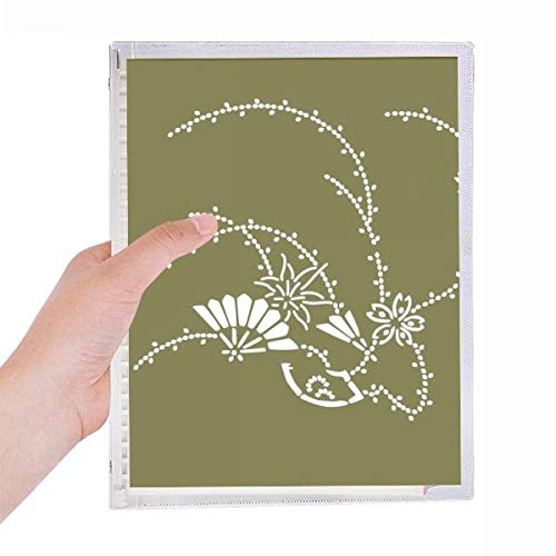 Cahier à feuilles en spirale Peinture Japonaise en papier premium raffiné