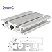 2080T 2080G Heavy Duty Industrial Aluminum Alloy 100-1000mm Aluminum Profile 2080W Engraving Machine Table Panel Running Water Linear Motion Guides(2080G,1000mm)