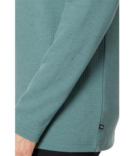 TravisMathew Men's Cloud Waffle Crew Silver Pine L3