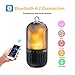 Outdoor LED Bluetooth Speakers Camping Tent Speaker light Portable Waterproof IP65 Flame Table Lamp Torch Atmosphere Camping Indoor Portable Stereo Warm Night Lights for Home, Desktop, Camping, Travel
