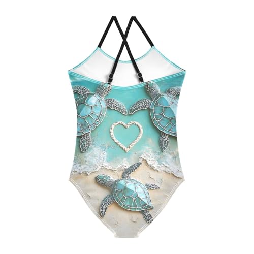 Toddler Ocean Sea Turtles One Piece Swimsuits for Girls 3T 202b89662