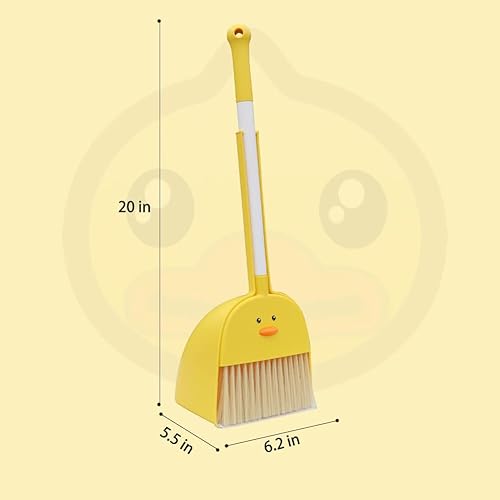 Miniatura 17 de Mini escoba con recogedor para niño I Juego de limpieza pequeño para niños, juego de simulación I juguetes de cocina para niños pequeños