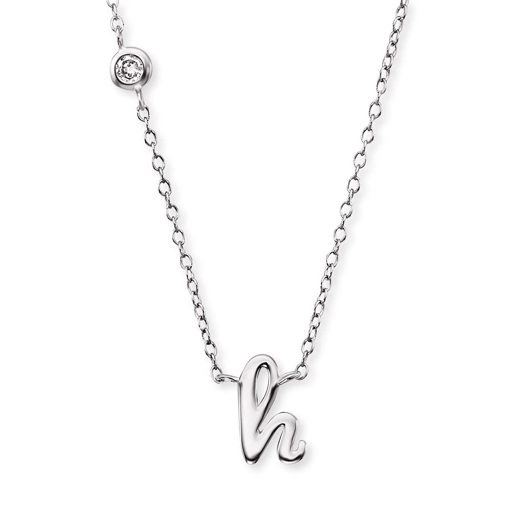 Engelsrufer Angel Whisperer 32013914 Women's Necklace 925 Silver Coloured Stone, Länge 40 + 4 cm, Sterling Silver, Cubic Zirconia