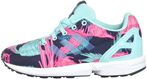 Tênis infantil Adidas Zx Flux C, Energy Aqua/Energy Aqua/Branco