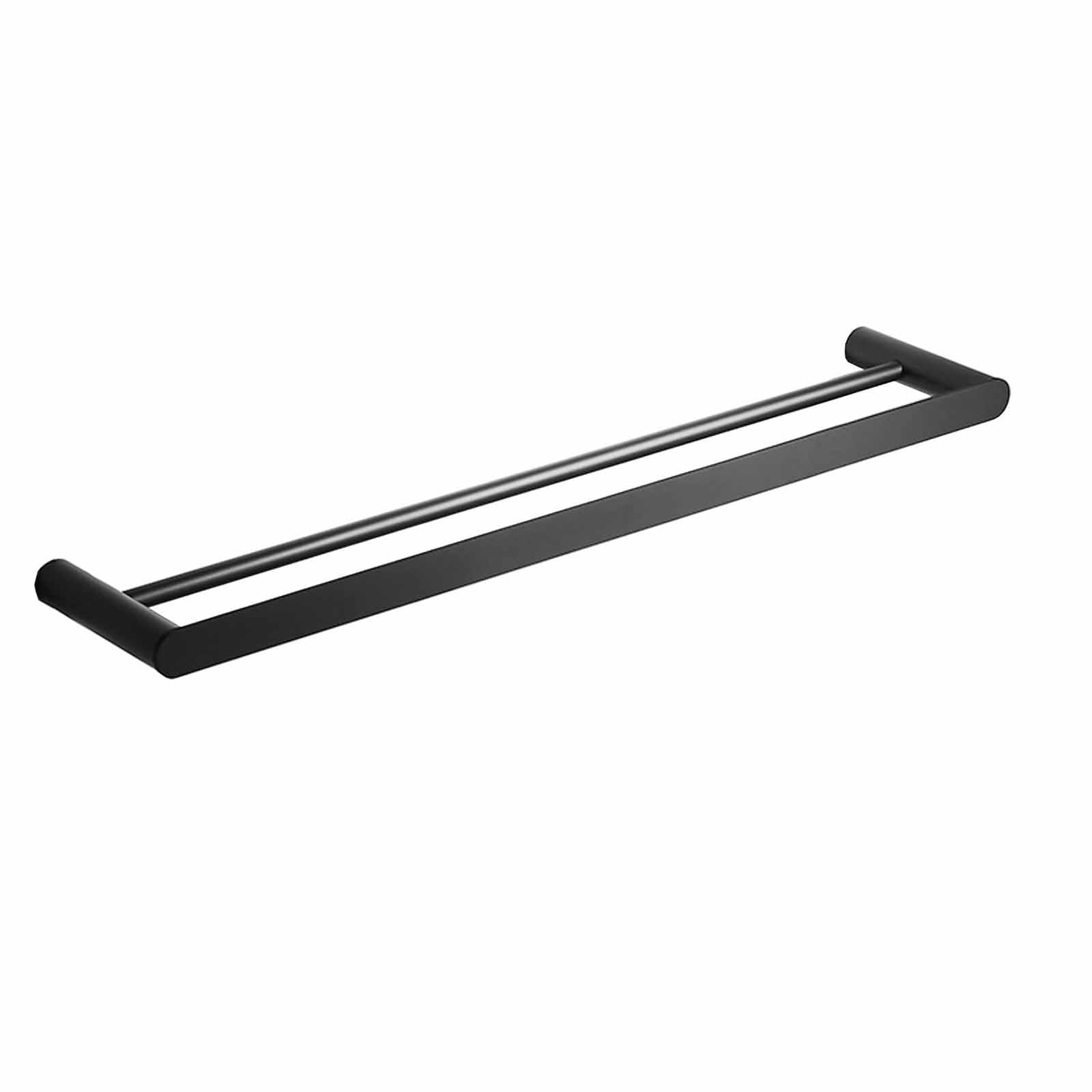 Double porte-serviettes 80cm anti-rouille pour éliminer l'humidité de vos draps