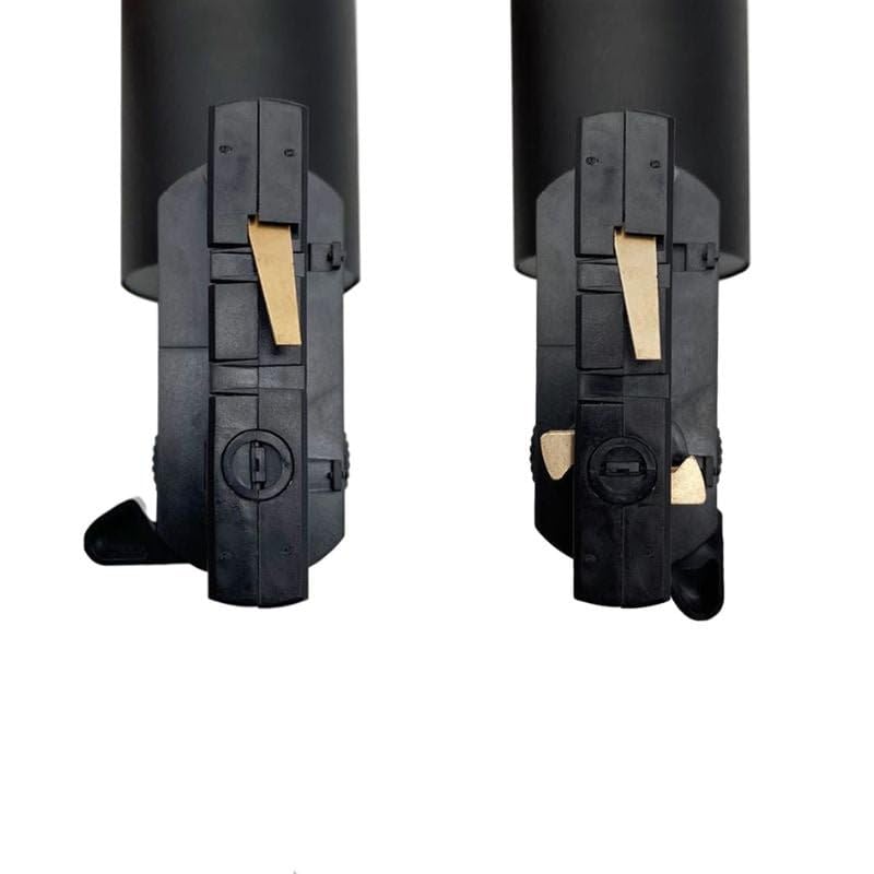 Foco LED en riel 80° Trifásico NEGRO para bombilla GU10 - SILAMP