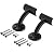 Meranti Aluminum Handrail for Indoor or Outdoor Steps and Stairs – Hand Rails for Elderly – DIY Complete Stair Railing Kit (5' Length, Black Textured)