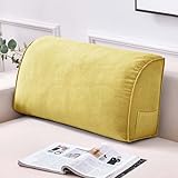 Cuscino a Cuneo Cuscino da Lettura per Letto e Divano Cuscini per Testata Letto Sfoderabile Schienale Divano Cuscini da Letto per Appoggio Schiena(#8,60x20x35cm)