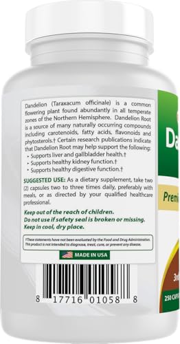 Best Naturals Dandelion Root Capsules
