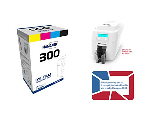 5 X Magicard 300 Printer Mc300Ymcko Color Ribbon - Ymcko - 300 Prints With Bodno Software Demo Card #TOP3