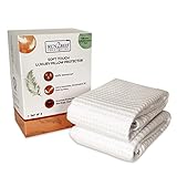 RUN2BED Set of 2 Standard Size Super Soft Pillow Protectors Cover - Luxury Collection Soft Touch, 100% Waterproof, Zippered Cover - 10 Year Warranty (Pack of 2)
