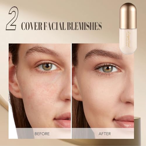 3 Pcs Bronzer Liquid Contour Highlighter Concealer Makeup Set, Highly Pigmented Long Lasting Beauty Wand, Waterproof Smooth Natural Shimmer Pearl Highlight Cream, Face Highlighters Gift For Women - Image 6