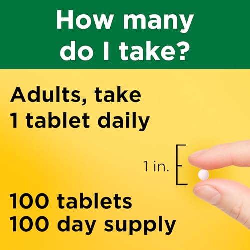 image for Nature Made Vitamin B6 100 mg, B6 Vitamins for Energy Metabolism Suppo