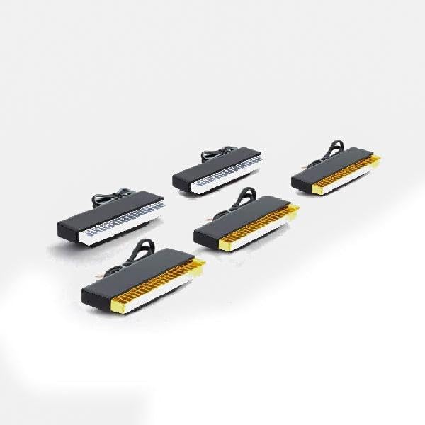 Image of UBH Roof Marker LED Lights For Cars, Trucks, Or Suv 4 X 4 Thar (UFO) ((3AMBER, 2WHITE))
