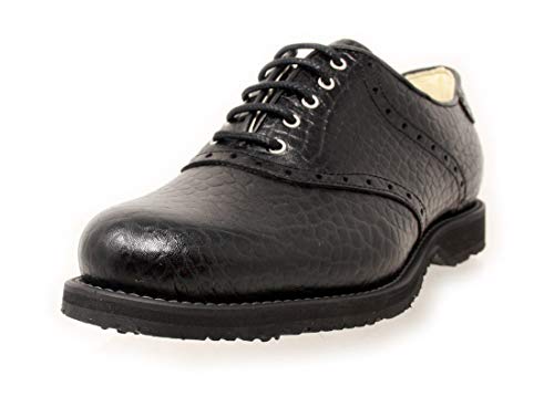 PORTMANN-Saddle-Classic-Tour-Zapatos-de-golf-para-hombre-cuero-de-primera-calidad-cosidos-a-la-entresuela-extra-ligero-y-flexible-Pure-Drive-Tec