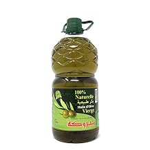 Mabrouka Moroccan Virgin Olive Oil, First Cold Pressed, 2 Liters 68 Fl Oz