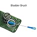 Gelindo Water Bladder with Cleaning Kits, 3 Liter Hydration Bladder Brush Hydration Backpack Replacement, Large Opening and Quick Release Tube with Shutoff Valve for Hiking Biking Outdoor