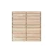 Produktbild Mega Holz Sichtschutzzaun Lärche DIY Sichtschutz 180x180 cm