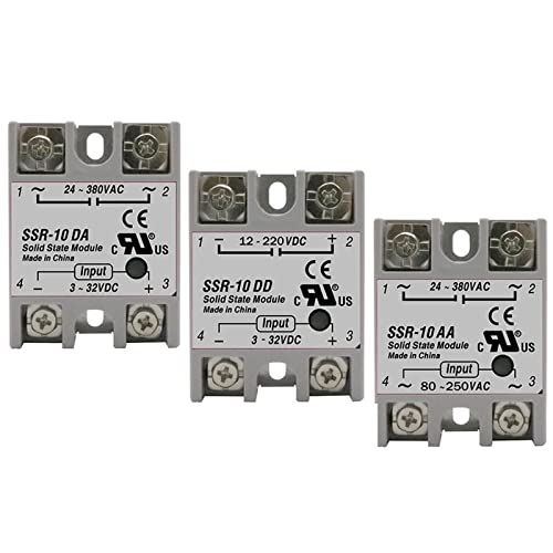 Relé de estado sólido SSR-80A para control de temperatura PID industrial AC 24-380V