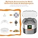 Ultraschallreinigungsgerät Ultraschallreiniger Ultraschallgerät KECOOLKE 750ml Sonic Cleaner mit digitalem Timer für Brillen, Ringe, Münzen, Fingerringe, Geld