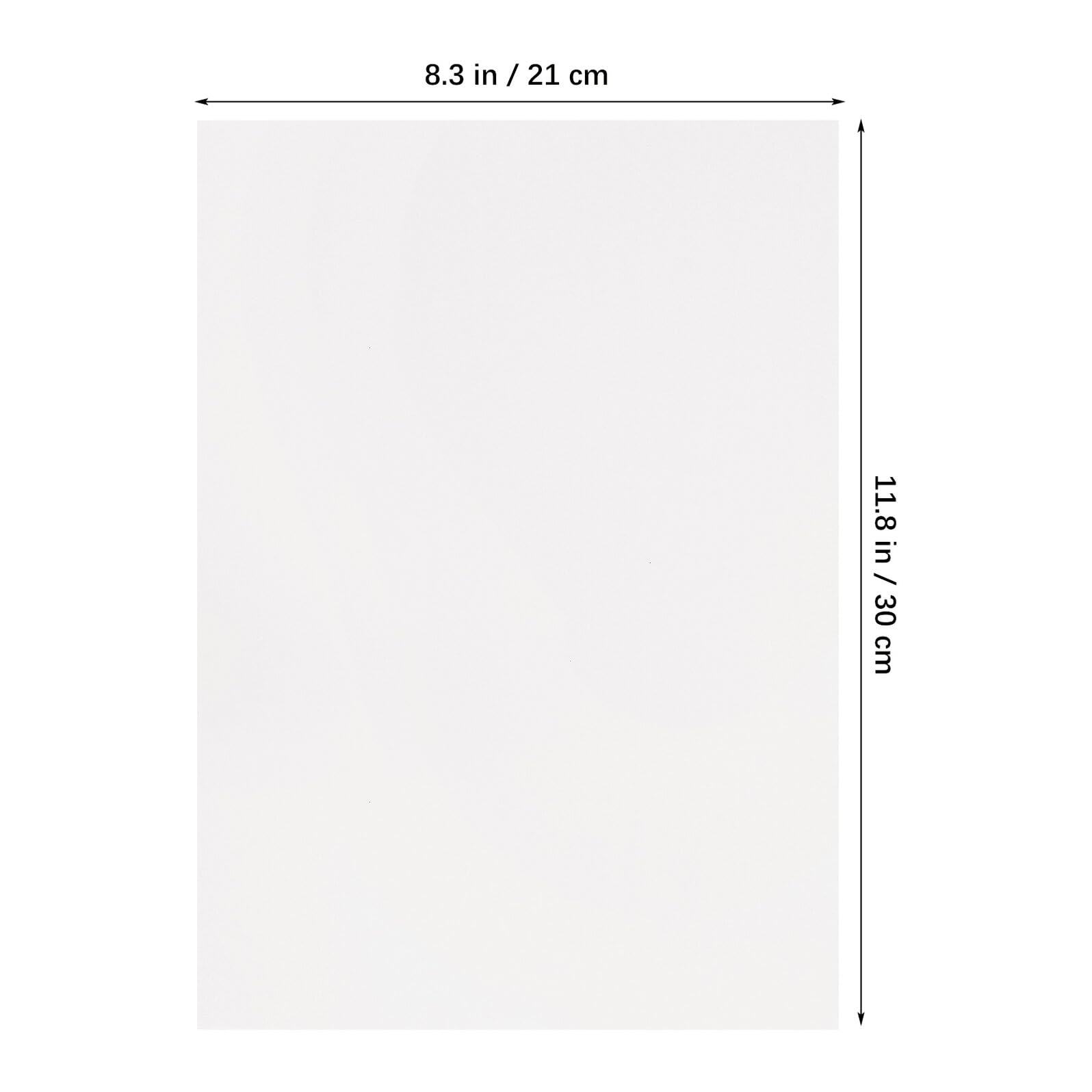 100 Blatt Druckerpapier M² Bulk Papier aus Reinem Holzstoff Glatte Oberfläche Knitterfrei Vielseitig für Drucken Kopieren Schreiben und Zeichnen