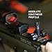Monstrum Ares V2 Open Reflex Red Dot Sight for Rifles and Long Guns | with Shake Awake Illumination | Multi Mode Reticle