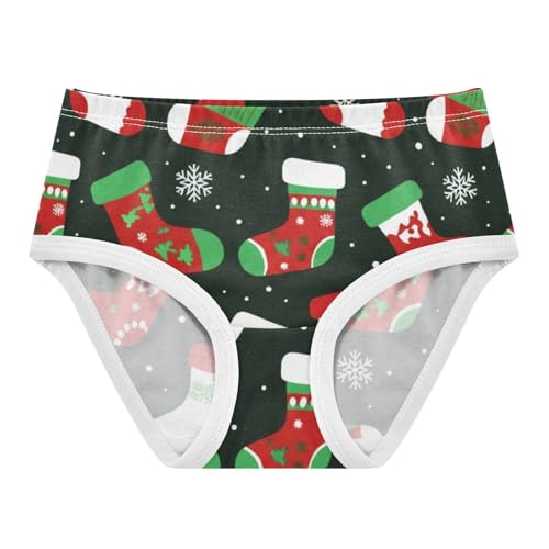 Christmas Sock Panties for Girl Toddler Underwear Custom Cotton Animal Briefs Underpants 2t