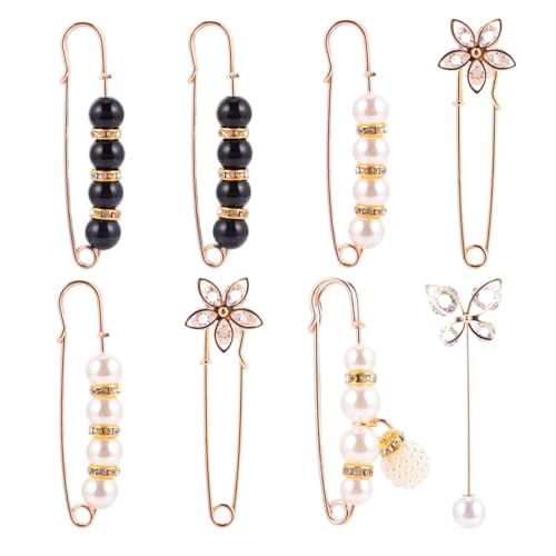 Broche pour femme lot de 8 épingles de couturière ajustables jupe