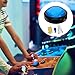 Gadpiparty Answer Buttons Buzzer Toy Buzzer Game with Lights Transponder Blue Answer Game Console 100mm Game Buzzers Game Buttons