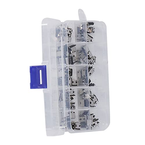 Conector USB Tipo C Hembra 100 Piezas con Estuche miniatura 2