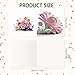 LazyFold 6Pcs DIY Diamond Art Painting Greeting Cards with Envelopes, Ladybugs and Flowers All Occasion Note Card Kit for Women, Handmade Thank You Birthday Friendship Cards Gift