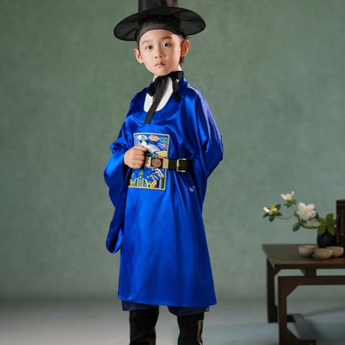 Chapeau idole coréenne traditionnel en noir vêtement pour hommes