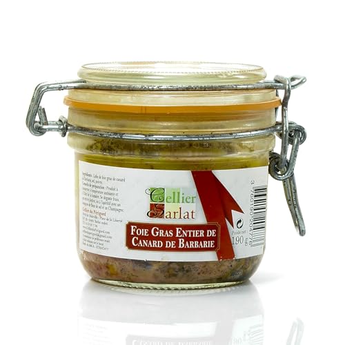 Foie gras entero de pato de Barbarie, 190 gr