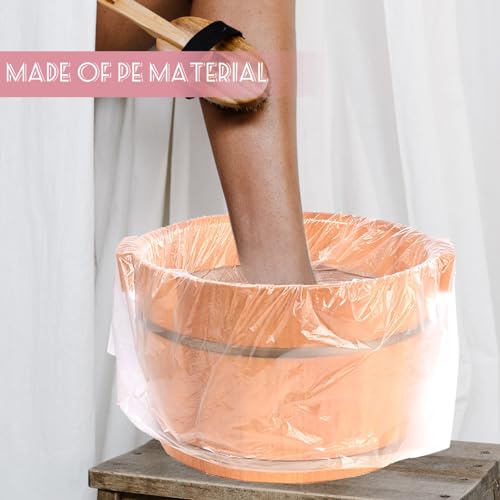100 bolsas desechables para spa de pies miniatura 5