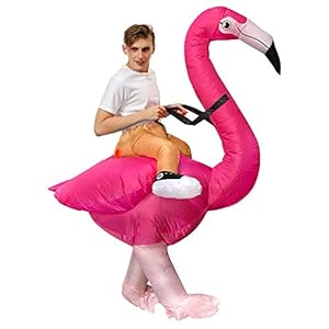 JASHKE Flamingo Opblaasbaar Kostuum Opblaasbare Halloween Kostuums Flamingo Kostuums Volwassene