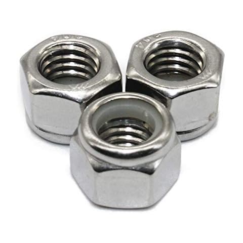 50 PCS 5/16-in Stainless Steel Standard (Sae) Nylon Insert Lock Nut by Fullerkreg Cover